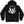 FIVE FINGER DEATH PUNCH 'EAGLE CREST' laced pullover hockey hoodie in black with camo and white striped laces front view