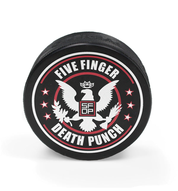 FIVE FINGER DEATH PUNCH 'EAGLE CREST' limited edition hockey puck
