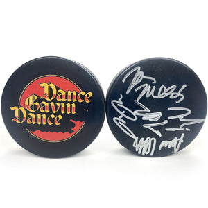 DANCE GAVIN DANCE 'EMBER' limited edition autographed hockey puck