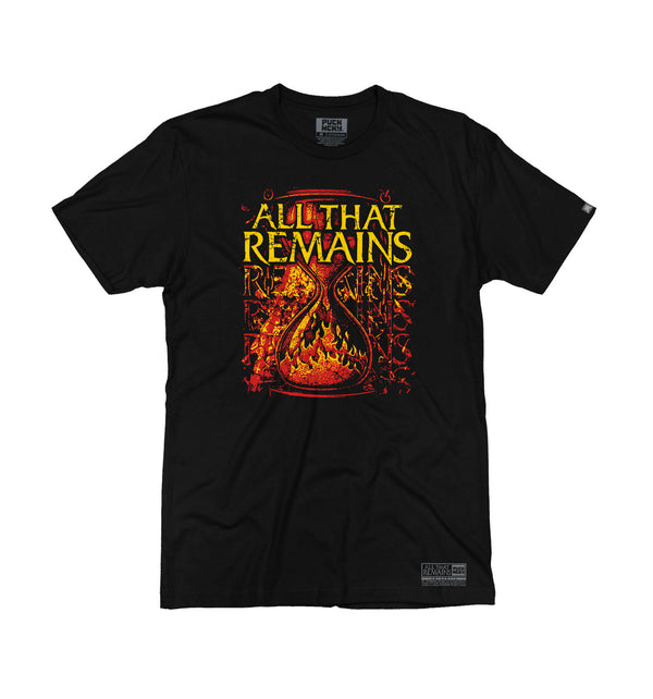All That Remains 'Hourglass' short sleeve hockey t-shirt in black