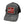 DYING FETUS 'DOUBLE LOGO' limited edition autographed mesh back hockey cap in iron grey and black front view