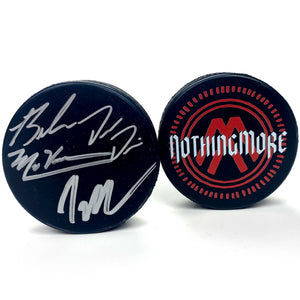 NOTHING MORE 'VALHALLA' limited edition autographed hockey puck