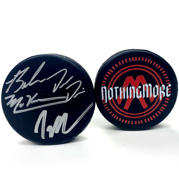 NOTHING MORE 'VALHALLA' limited edition autographed hockey puck