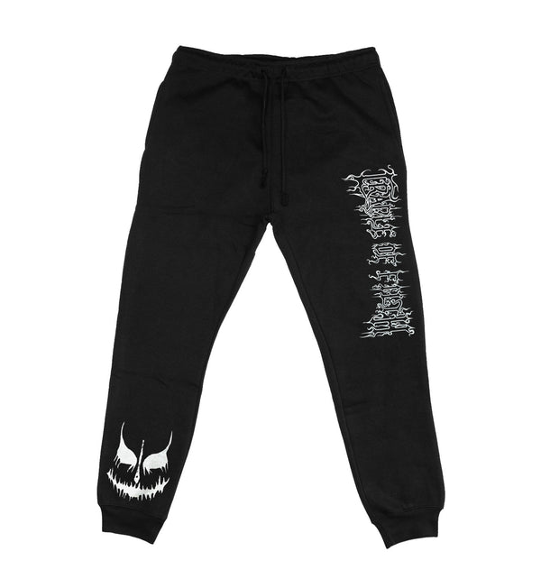 CRADLE OF FILTH 'FILTH' hockey jogging pants in black front view