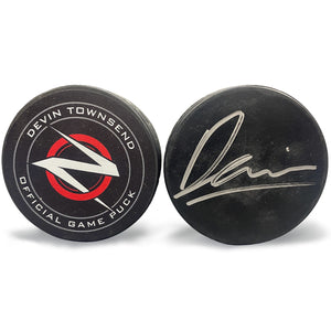 DEVIN TOWNSEND 'TEAM ZILTOID' limited edition, signed hockey puck