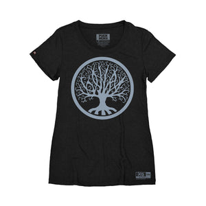 GOJIRA 'FROM THE TREES' women's short sleeve hockey t-shirt in black front view