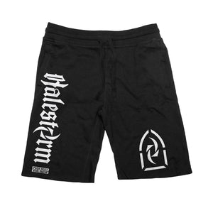 HALESTORM ‘BOMBSHELL’ fleece hockey shorts in black