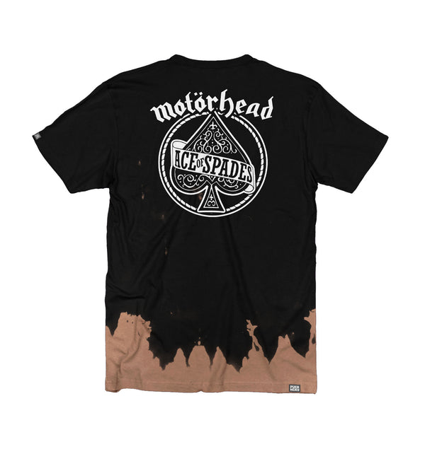Motorhead 'Ace of Spades' limited edition short sleeve tie-dye hockey t-shirt back view
