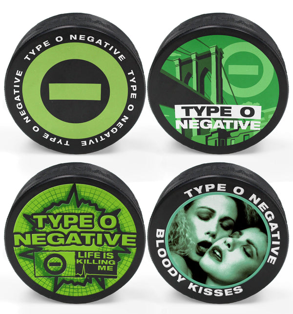 Type O Negative 'TON' limited edition hockey puck set of 4