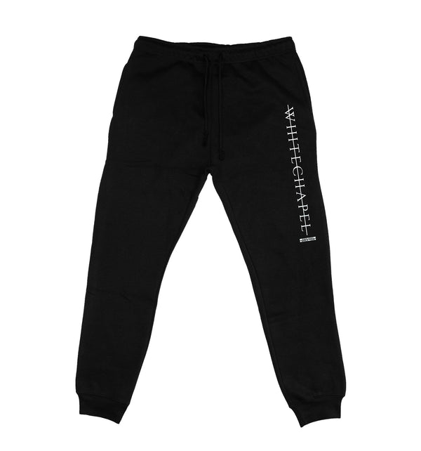 WHITECHAPEL 'MARK OF THE SKATE BLADE' performance hockey jogging pants in black