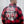 ROB ZOMBIE 'SKATERBEAST' hockey flannel in red plaid back view on model