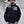 ROB ZOMBIE 'SKATERBEAST' full zip hockey hoodie in black front view on model