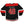 ALICE COOPER ‘THE SPIDERS’ hockey jersey in black, red, and white back view