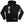 ANTHRAX 'NOT' full zip hockey hoodie in black front view