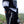 BLACK SABBATH ‘IRON MAN’ mesh hockey shorts in black on model