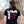 BLACK SABBATH 'IRON MAN' short sleeve hockey t-shirt in black back view on model