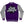 BLACK SABBATH 'SCOREBLIND' hockey letterman jacket in purple and grey back view