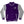 BLACK SABBATH 'SCOREBLIND' hockey letterman jacket in purple and grey front view