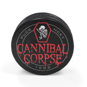CANNIBAL CORPSE 'GOAL OBSESSED' limited edition hockey puck