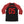 DANCE GAVIN DANCE ‘AFTERBURNER’ hockey raglan t-shirt in black with red sleeves back view