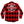 GUNS N' ROSES ‘WORLDWIDE’ hockey flannel in red back view
