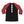 GWAR ‘CROSSBONES CROSSCHECK’ hockey raglan t-shirt in black with red sleeves back view