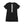 GWAR ‘CROSSBONES CROSSCHECK’ women's short sleeve hockey t-shirt in black back view