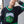 GWAR 'THE BONESNAPPER' deluxe hockey jersey in black, kelly green, and white on model