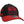 HALESTORM 'BACK FROM THE DEAD' stretch fit hockey cap in black with red brim and stripes