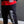 HALESTORM ‘BOMBSHELL’ hockey jogging pants in black front view on model