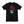 HEARTSICK ‘THE SNAKE AND THE ROSE’ short sleeve hockey t-shirt in black front view