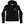 HEARTSICK ‘THE SNAKE AND THE ROSE’  women's full zip hockey hoodie in acid black front view