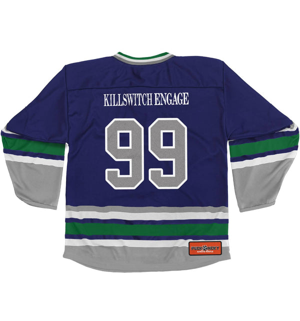 KILLSWITCH ENGAGE 'HOLY WHALER' hockey jersey back view