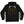 KILLSWITCH ENGAGE ‘SAVE ME’ laced pullover hockey hoodie in black with yellow and white laces back view