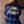 MESHUGGAH 'KNÖVELMETAL' hockey flannel in blue plaid back view on model