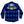 MESHUGGAH 'KNÖVELMETAL' hockey flannel in blue plaid back view