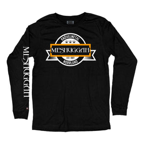 MESHUGGAH 'KNÖVELMETAL' long sleeve hockey t-shirt in black