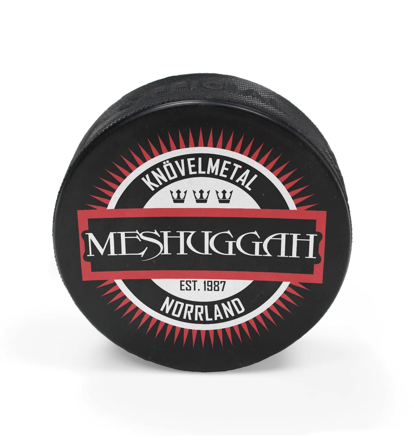 MESHUGGAH 'KNÖVELMETAL' limited edition hockey puck