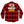 MINISTRY 'PYRAMID 81' hockey flannel in red plaid back view