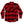 MINISTRY 'PYRAMID 81' hockey flannel in red plaid front view