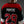 POPEYE 'STRONG TO THE FINISH' hockey jersey in black, red, and white back view on model
