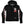 POPEYE 'STRONG TO THE FINISH' women's full zip hockey hoodie in acid black front view