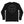 PUCK HCKY 'EQUIPMENT HAZMAT' long sleeve hockey t-shirt in black back view