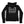 PUCK HCKY ‘DETROIT’ women's full zip hockey hoodie in acid black back view