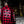PUCK HCKY 'PENTASTICK’ lightweight hockey flannel in red and black back view on model