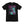 PUCK HCKY 'VAPORWAVE' short sleeve hockey t-shirt in black front view
