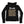 ROB ZOMBIE 'MARS NEEDS HCKY' women's full zip hockey hoodie in acid black back view