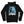 ROB ZOMBIE 'SKATANIC' pullover hockey hoodie in black back view
