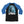 ROB ZOMBIE 'SKATANIC' hockey raglan t-shirt in grey with black sleeves back view