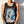 ROB ZOMBIE 'SKATANIC' hockey tank top in black front view on male model